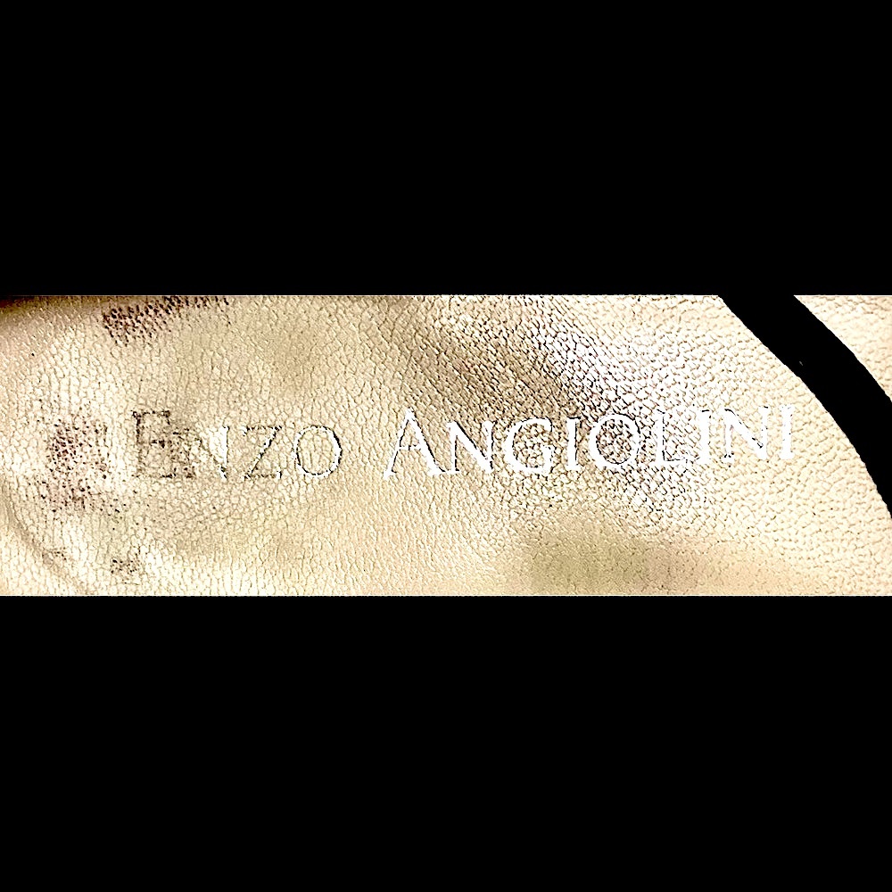 Enzo Angiolini Black Velvet Sandals - Picture 2 of 16